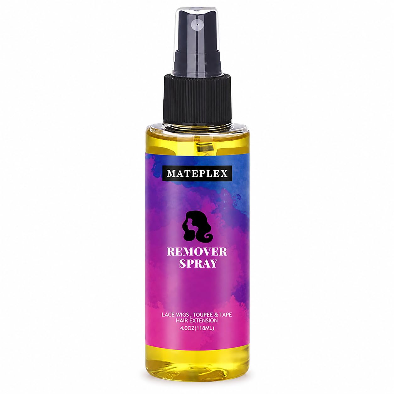 Tape Extension Remover,Hair Extension Remover, Lace Glue Remover - 118ml Citrus Adhesive Spray for Clean Tape Tabs & Bonding Residue - for Lace Front Wig, Toupee, Poly Hairpieces & Hair Systems