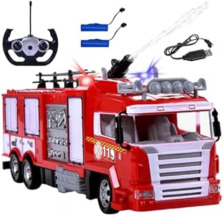 Diawell RC zdalnie sterowany samochód straż pożarna z funkcją natrysku wody syrena akumulator + ładowarki, nowość, super prezent