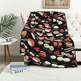 Photo Gallery mygann coperta universale per il viso con gamberetti giapponesi per sushi quattro stagioni, 102 x 152 cm, leggera e portatile, per letto, divano, ufficio, campeggio Photo Gallery mygann coperta universale per il viso con gamberetti giapponesi per sushi quattro stagioni, 102 x 152 cm, leggera e portatile, per letto, divano, ufficio, campeggio