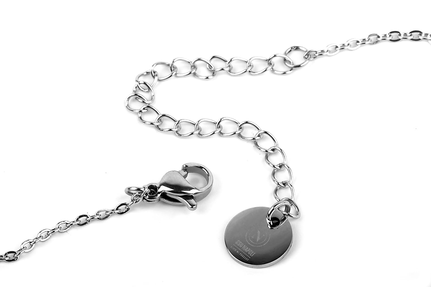 COLLANA CON PENDENTE NAPOLI ACCIAIO BIMBO
