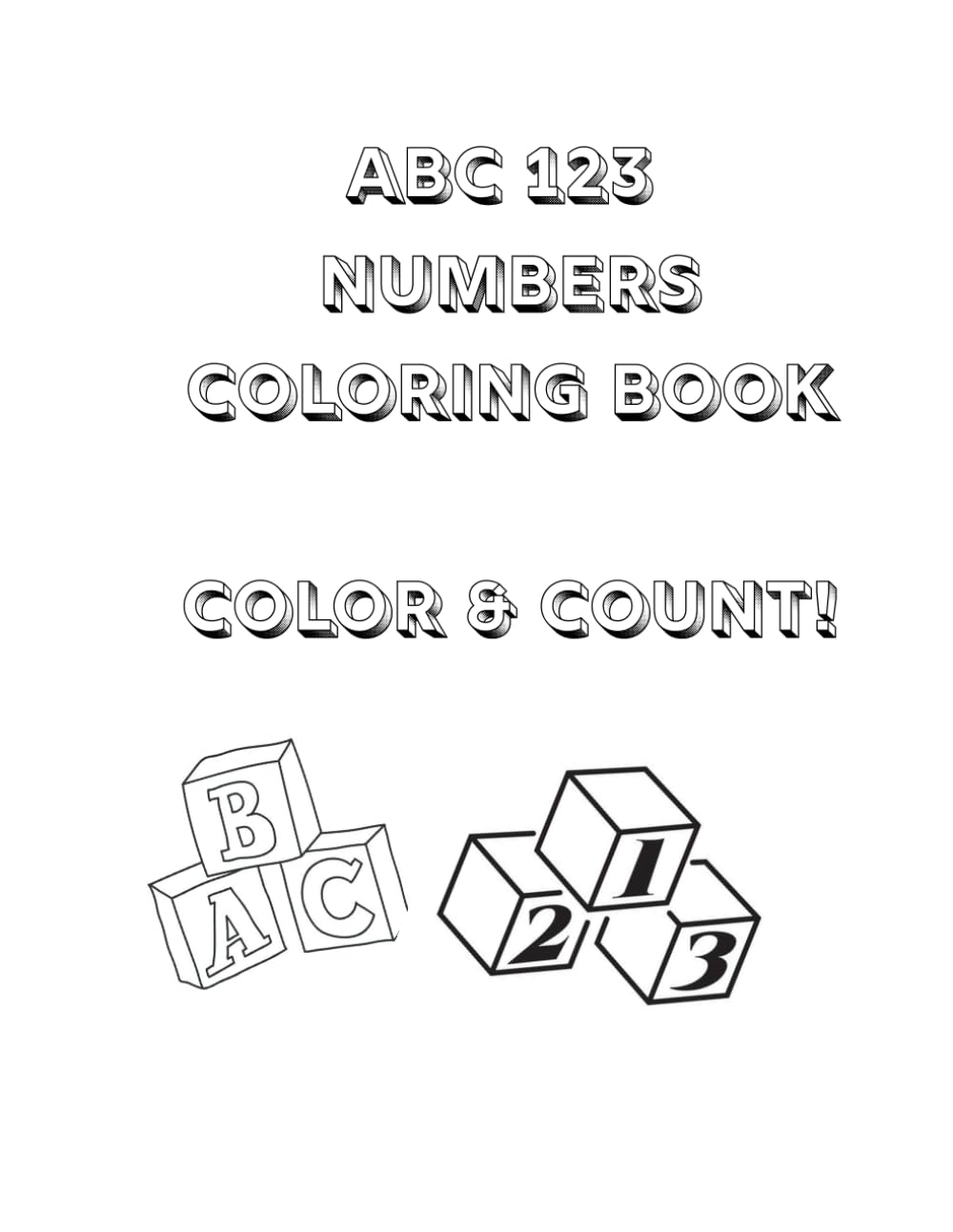 ABC 123 Coloring & Learning Book!