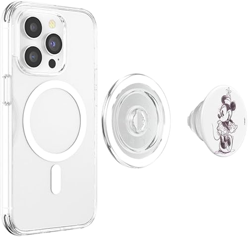 Miniatura 4 de Disney Mickey y sus amigos Minnie Sketch Retrato PopSockets MagSafe PopGrip para iPhone