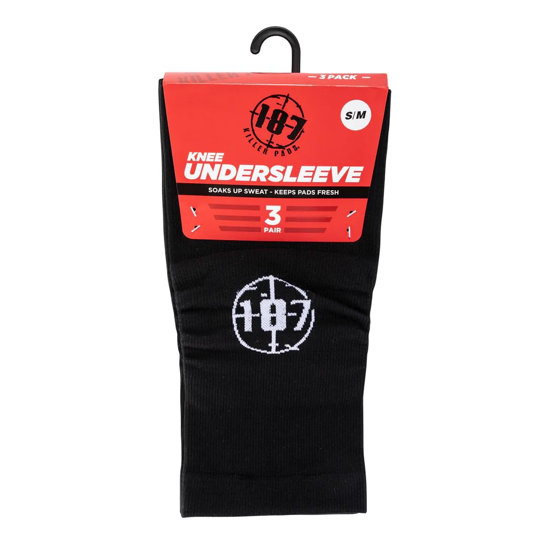 187 Killer Pads Knee Undersleeve, BLACK - L/XL