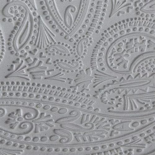 Cool Tools - Flexible Texture Tile - Mehndi Paisley - 4" X 2"