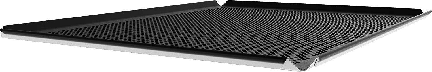 LEHRMANN Bandeja perforada 45 x 35 cm con revestimiento antiadherente para horno Compatible con/reemplazo para ELOMA MIWE WIESHEU/Siemens Bosch Neff