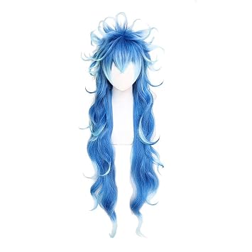 Twisted Wonderland Idia Shroud Cosplay Wig Heat Resistant Synthetic Hair Role Play Halloween Carnival Masquerade Costume Party Wigs + Wig Cap