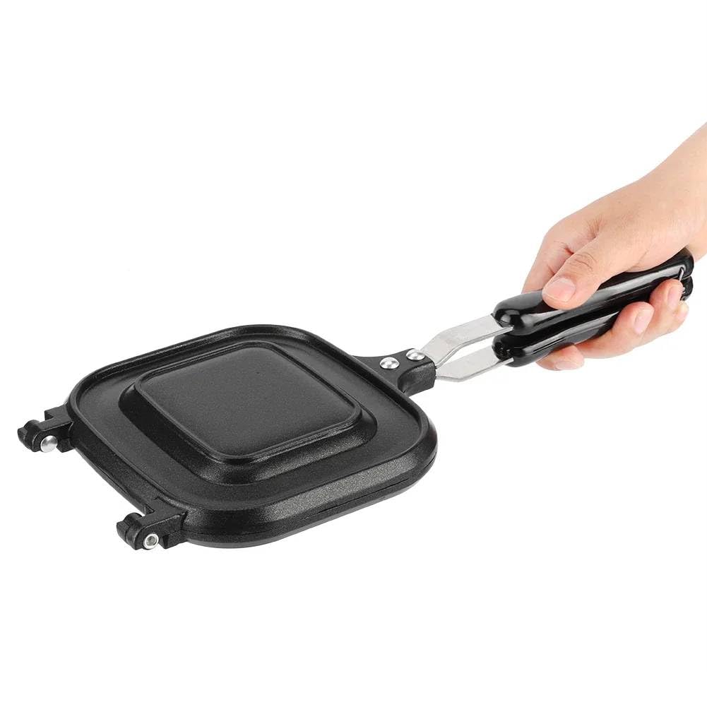Mann Mart‚Double Sided Nonstick Sandwich Maker & Pan - Fast, Easy Breakfast & Lunch Toaster for Home Cooking-image-25