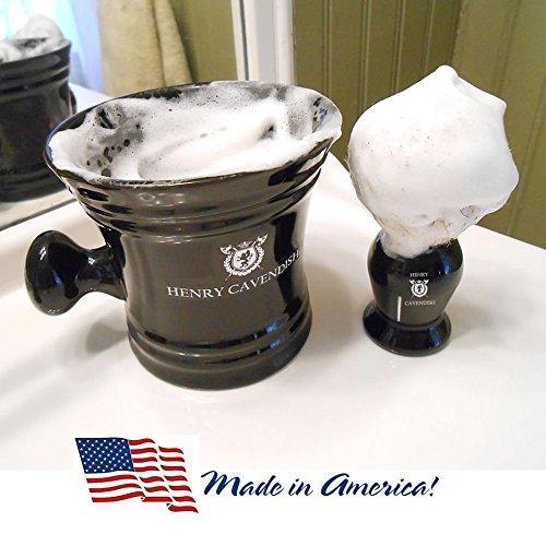 Henry Cavendish Eucalyptus Mint Shaving Soap With Shea Butter & Coconut Oil. Long Lasting 3.8 Oz Puck Refill. Himalaya Fragrance. All Natural. Rich Lather, Smooth Shave. For Ladies And Gentlemen. #TOP1