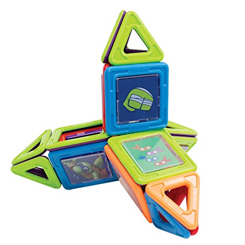 Magformers Teenage Mutant Ninja Turtles 60 Pieces Set, Green And Purple, Educational Magnetic Geometric Shapes Tiles Building Stem Toy Set Ages 3+ #TOP3