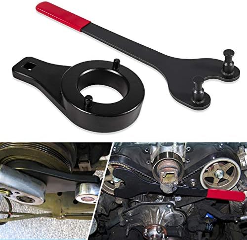 Harmonic Damper Pulley Holding Tool & Crankshaft Pulley Holder for Toyota Tacoma Nissan Camry etc.