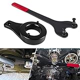 Harmonic Damper Pulley Holding Tool & Crankshaft Pulley Holder for Toyota Tacoma Nissan Camry etc.