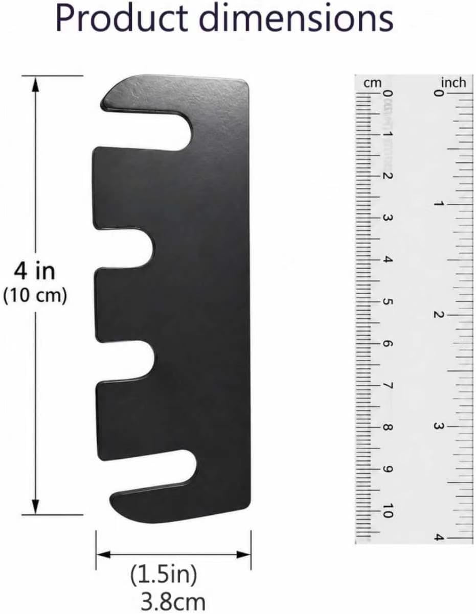 15 Pack 4" Door Hinge Shims, Polycarbonate Spacers for Door Alignment Fix