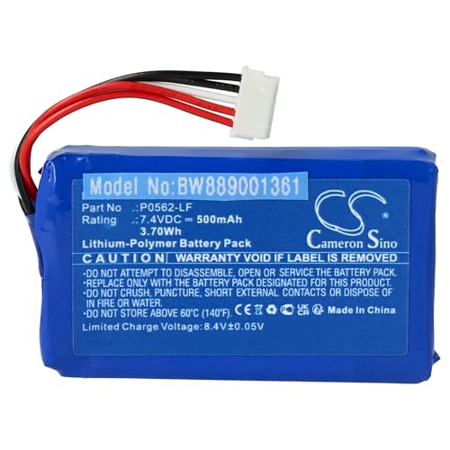 vhbw Batería reemplaza HP 923052, P0946-HF, 923052PH 2S, P0562-LF para Impresora fotográfica (500 mAh, 7,4 V, Li-Poli)
