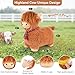 SuzziPals Bouncy Highland Cow Hopper Toys, Inflatable Cow Ride on Bouncer, Indoor Outdoor Highland Cow Plush Bouncy Horse for Toddlers & Kids, Bouncing Animals Toddler Toys, Toddler Gifts