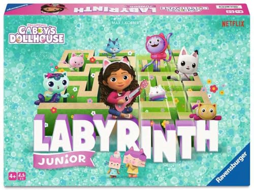 Ravensburger Gabby's Dollhouse Labyrinthe Junior Moving Labyrinth Jeu de société pour Enfants à...