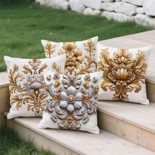 Housse de coussin 70x70cm pour protéger et rénover vos grands oreillers de salon usés