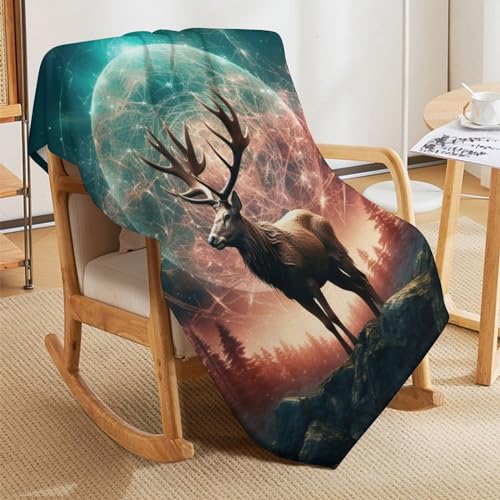 Couverture super douce et moelleuse couvre-lit Élan grand format - 8