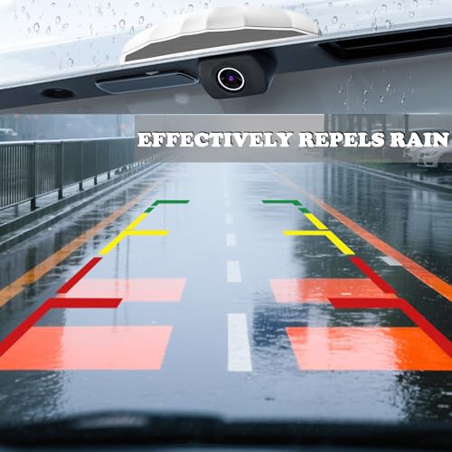 Image of Car Rear View Camera Anti-Rain Cover, Silicone Protection Cover for Car Reversing Cameras, Non-Destructive Installation Modification Protective Sticker for All Kinds of Cars