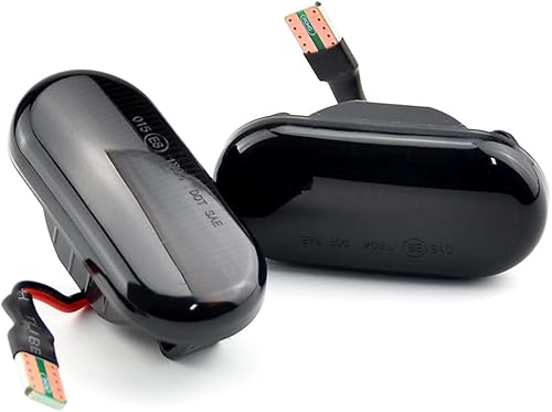 Miniatura 6 de 1 par de marcadores de guardabarros delanteros dinámicos LED marcadores laterales compatibles con Nis-san 350Z Z33 Frontier D40 Cube Z11 Latio C11