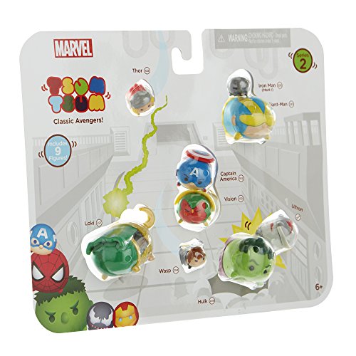Marvel Tsum Tsum 9 Pack Figures Series 2 Style #1 #TOP5
