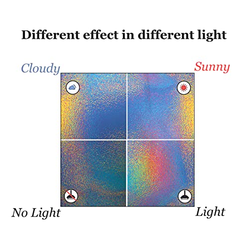 Dktie S70 World Color Artist Series Stained Glass Window Film (230, 17.7'' X 78.7'') #TOP7