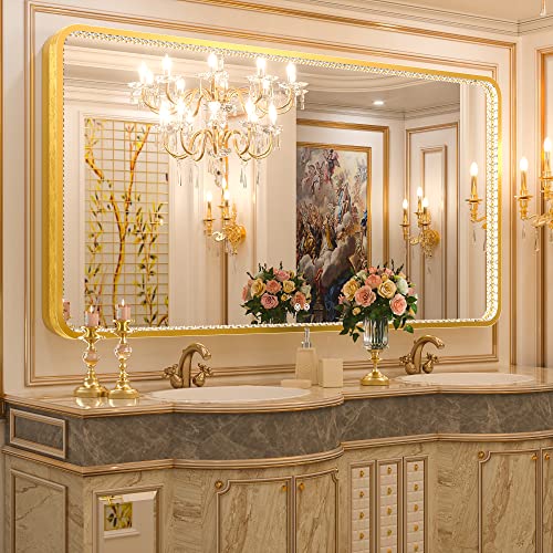 Buy the Best Bathroom Mirror with a Gold Frame to Add a Touch of Luxury