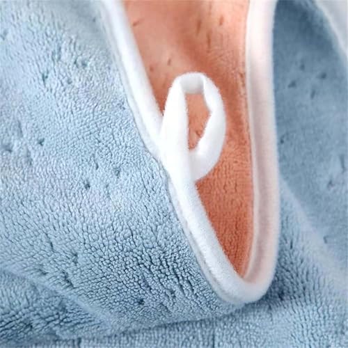 Image of Microfiber Hand Towels Set of 2, 400 GSM Quick Dry Absorbent Face Towels with Hanging Loop, Soft Towels for Bathroom, Kitchen, Gym, Home & Travel Use, 40 x 60 cm, Multicolor