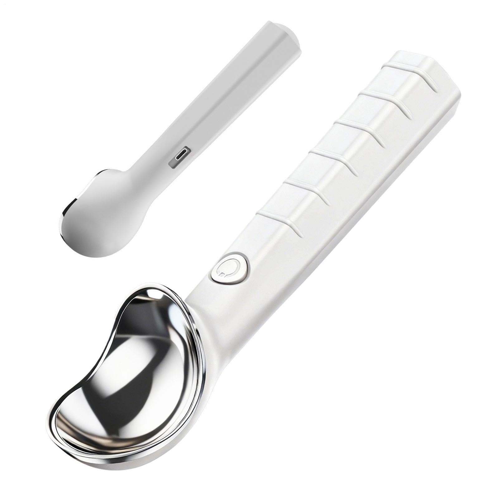 Dosatore riscaldato, ricaricabile, in acciaio , automatico, per | Cucchiaio portatile per cucina, casa e feste, per anziani, cucina, casa, feste, panini, biscotti