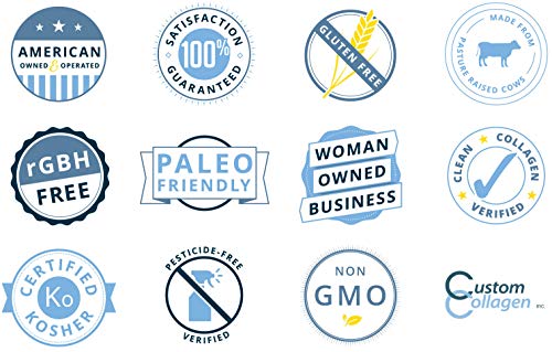 image for Custom Collagen Collagen Peptide Stick Packs, 30 Count - Clean Collage