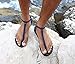 Sexy Men Thong Leather Sandals Barefoot Roman Style, Greek Sandals, Gay Sandals- SENSATION MEN
