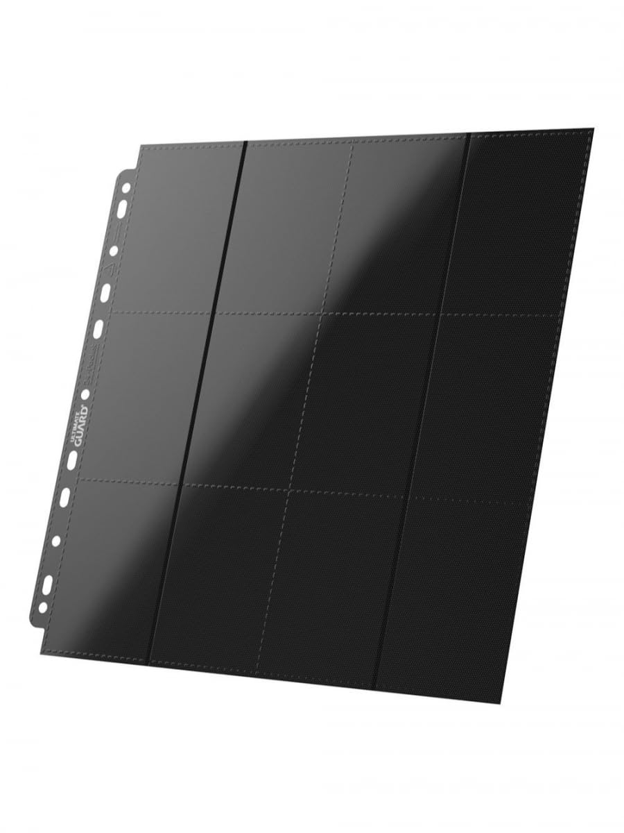 Ultimate Guard 24-Pocket QuadRow Pages Side-Loading Black (10