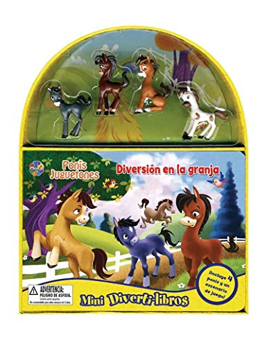 Diversion en la granja: Ponis juguetones (mini divertilibro + juguetes)