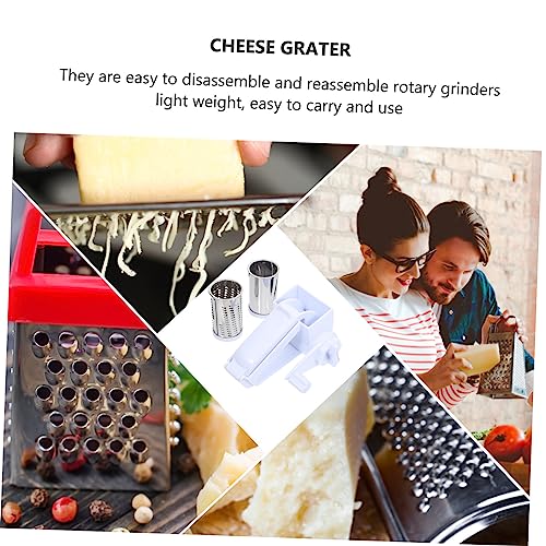 Rallador manual de queso con manivela acero inoxidable miniatura 5