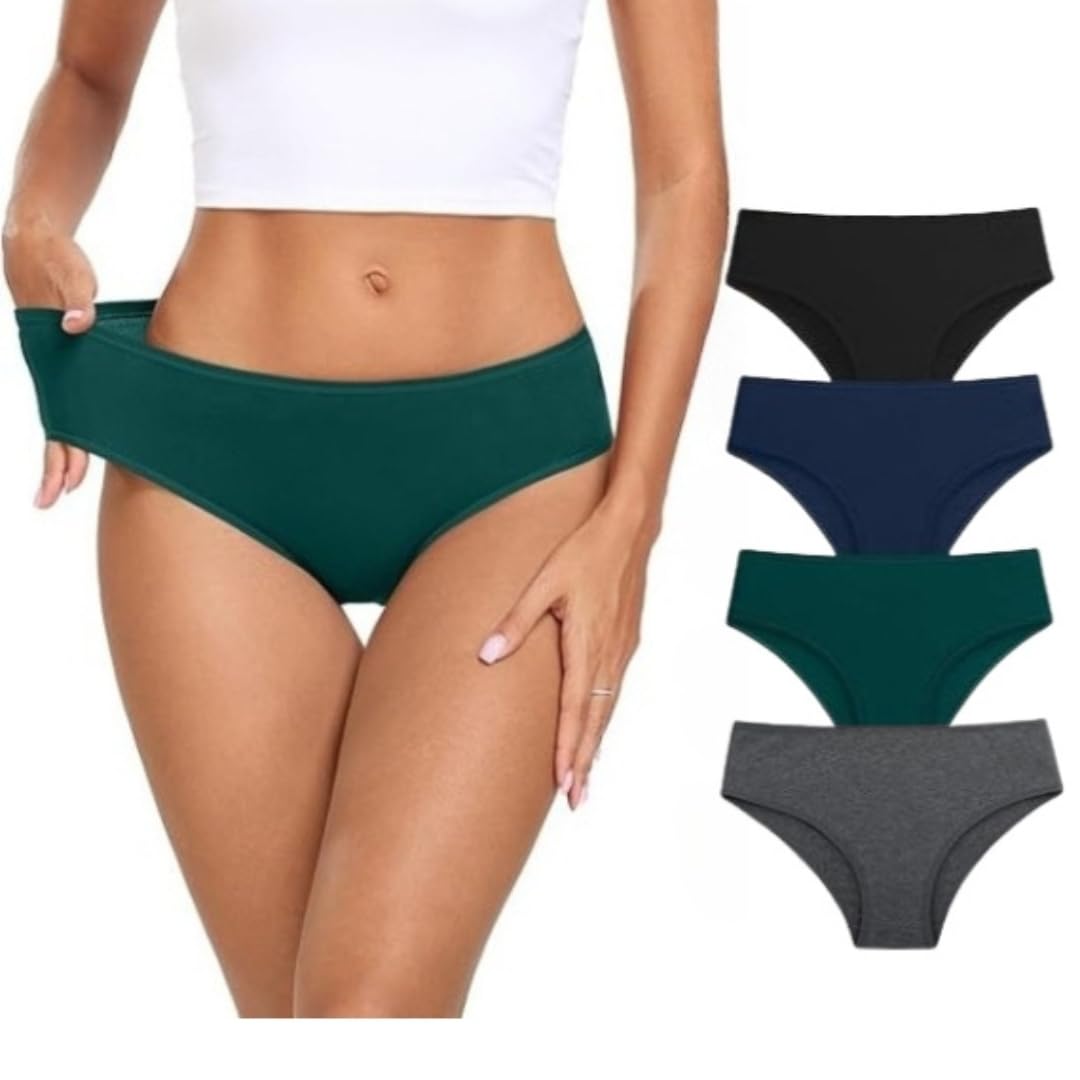 ningmi Women’s Cotton Panties – Soft, Breathable, and Lightweight Underwear for Everyday Comfort – Full Coverage Hipster with Tag-Free Waistband-picture-41