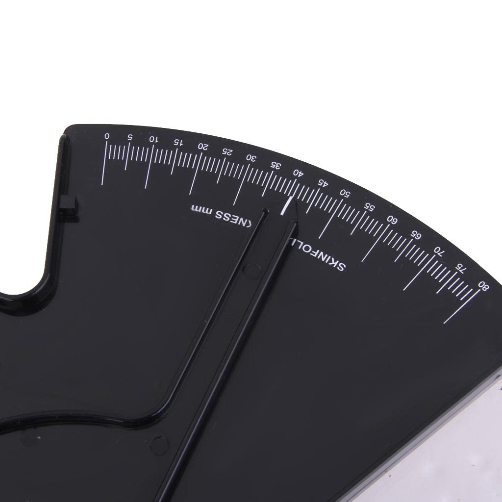 Fat Loss Guide Skinfold Calipers Analyzer Slim Fitness Measurement Black-picture-25