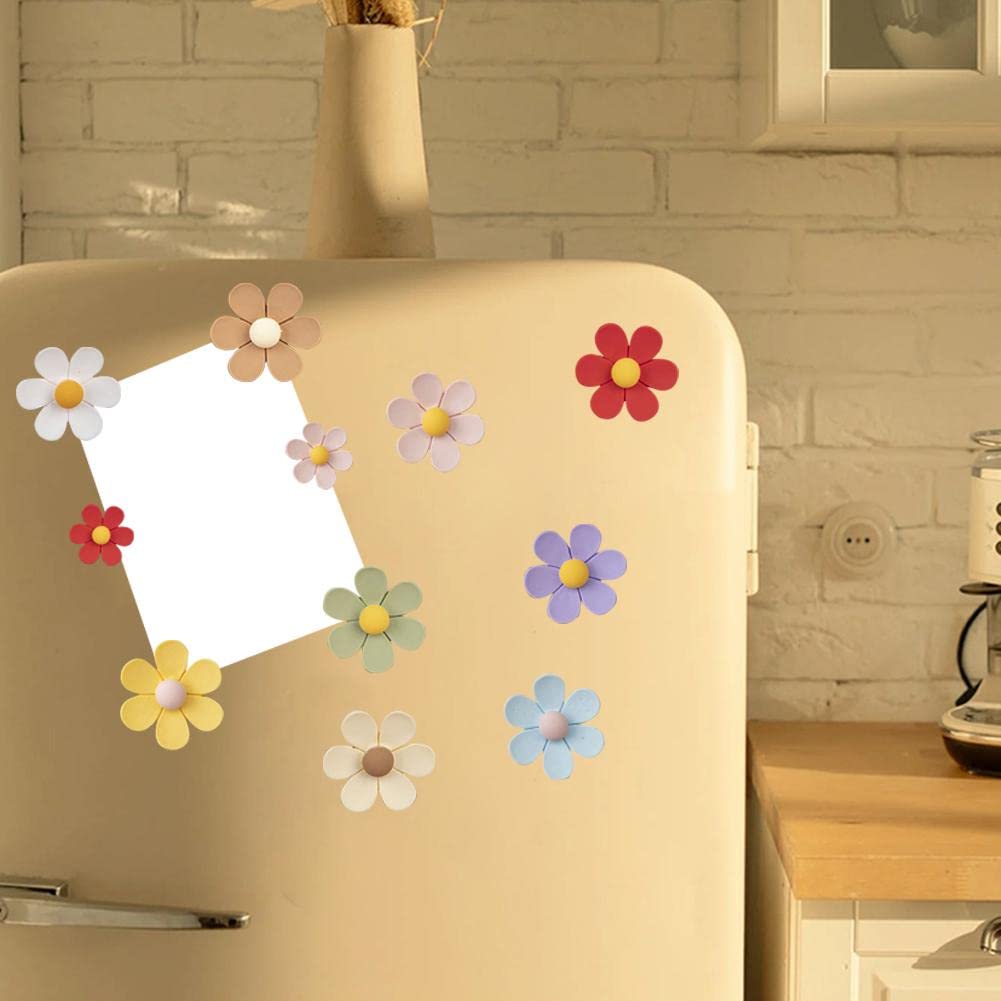20 Stück 3D Blumen Magnete - Bunte Kühlschrankmagnete Für Küche & Büro