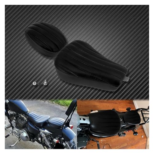 Coussin de Siège Moto Confortable Anti-Fatigue pour Selle XL1200V et XL1200X Sportster