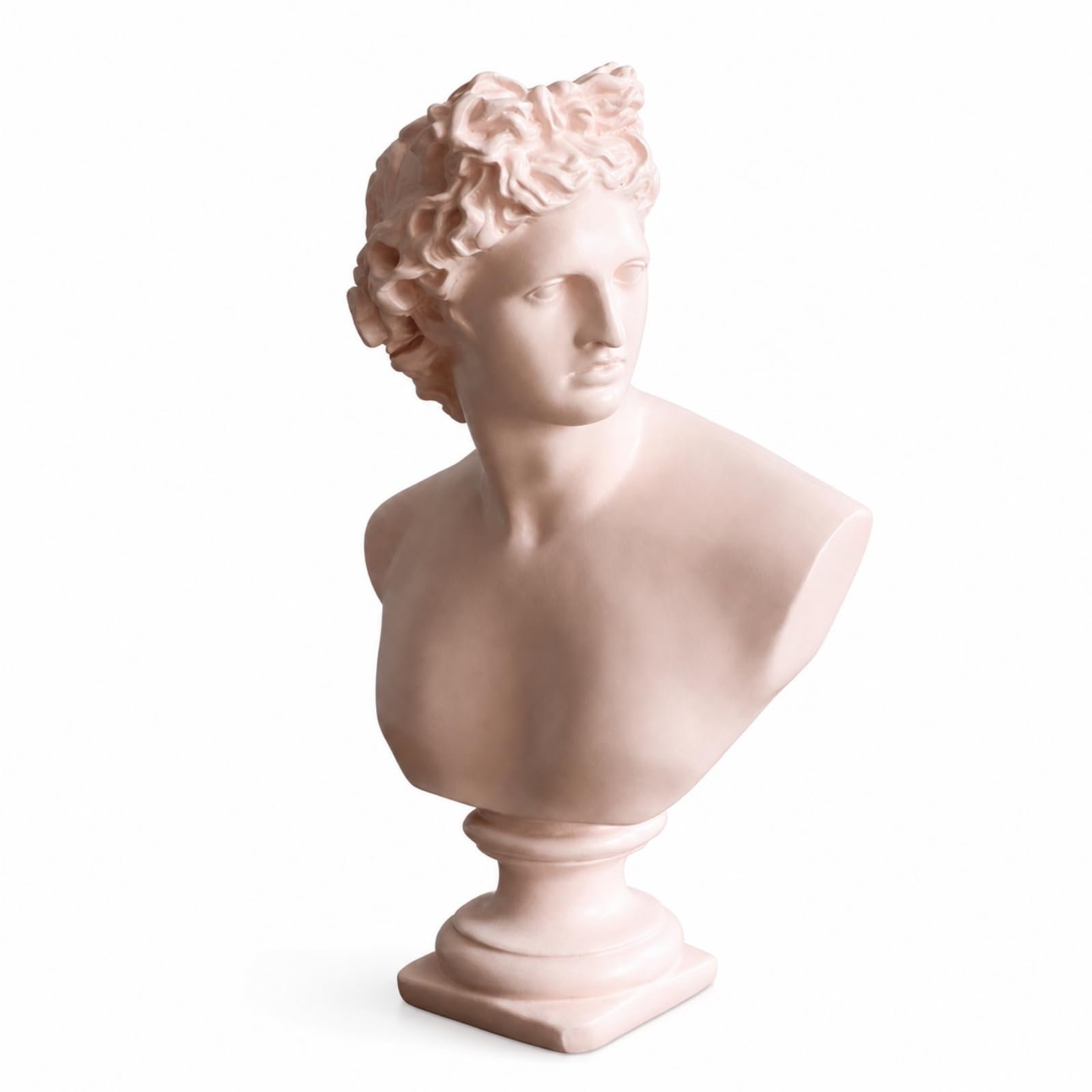 KESOTO Figura Resina con Mano en la Boca Escultura Artistica Elegante para Mesa Consola Repisa lgada con Base Escalonada y Superficie Pulida Acuada para, Style to 2