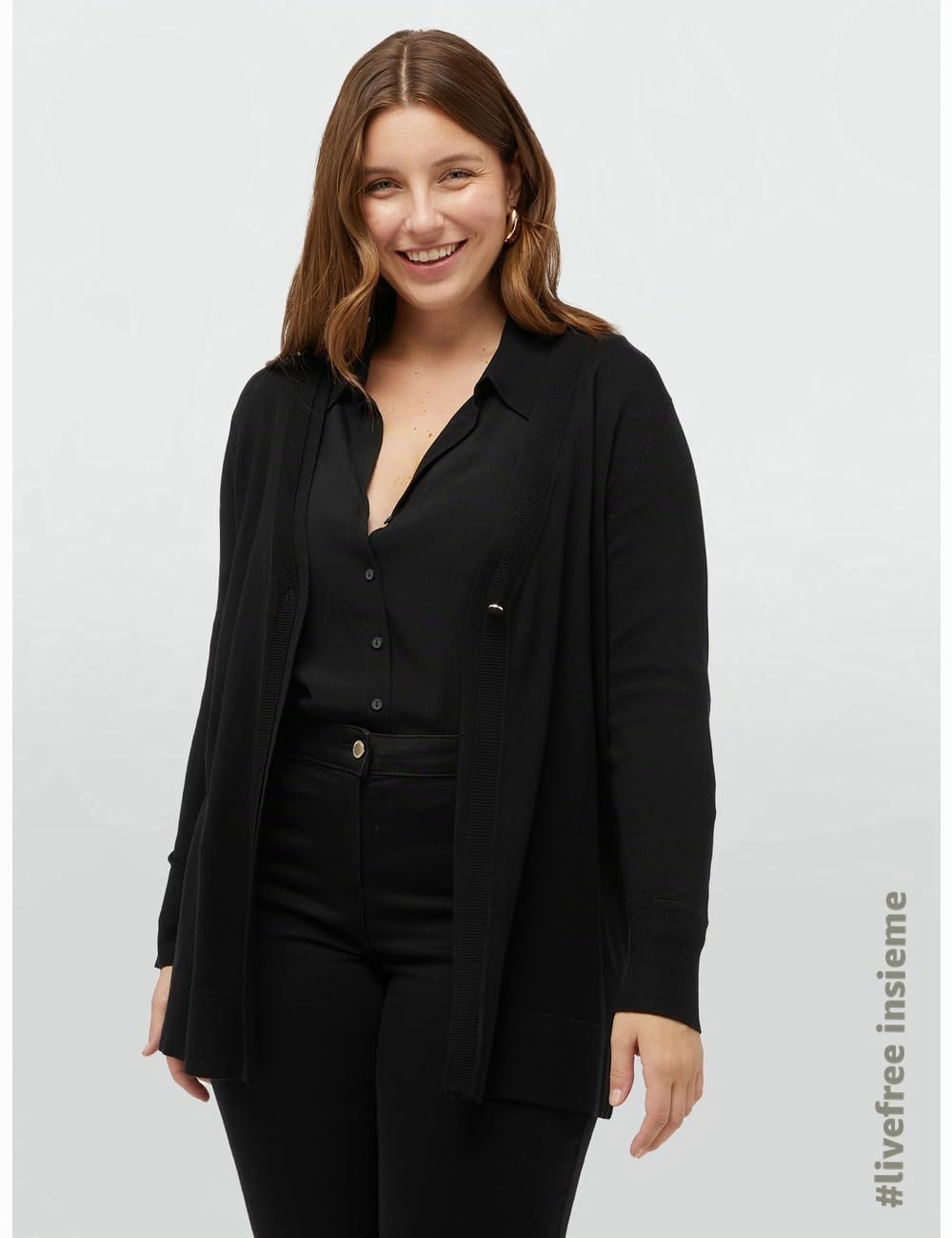 FIORELLA RUBINO: Cardigan in Viscosa LENZING ECOVERO Stagione Autunno Inverno 2024