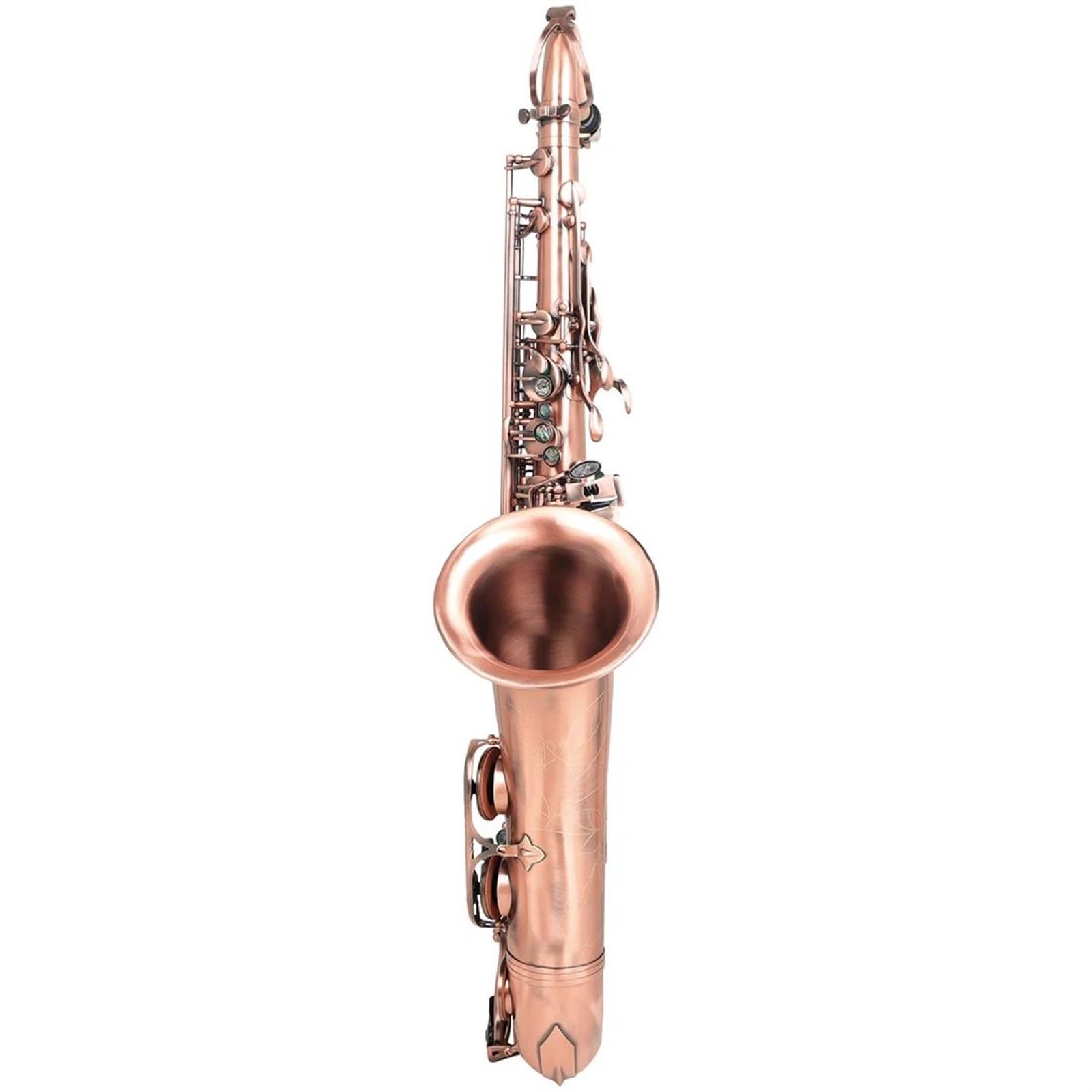 Saksofon Saksofon Tenorowy Mosiężny Złoty Lakier B-płaski Saksofon Tenorowy Instrument Dęty Drewniany Z Futerałem I Akcesoriami