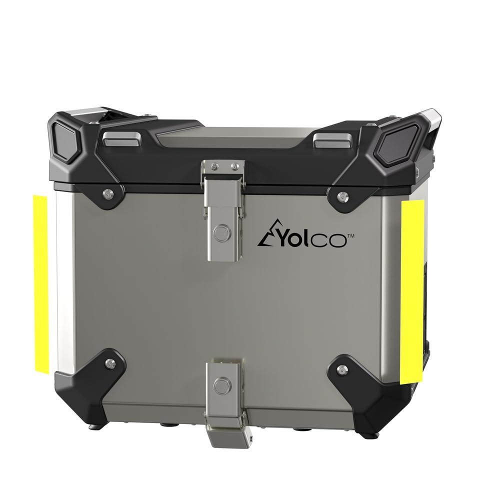 Yolco MCX17 Silver motocyklowa lodówka turystyczna Top Case – 17 l kompresorowa lodówka, -20°C, sterowanie za pomocą aplikacji, 12/24 V i 230 V