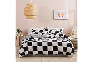 Black and White Checkered Bedding Set - A Farmhouse Haven