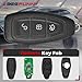 Beefunny Replacement Flip Remote Keyless Entry Key Fob for Ford Focus 2012-2019 C-Max 2013-2019 Fiesta 2011-2019 FCC ID:KR55WK48801 PN:164-R8048 3Buttons 434MHz 4D63Chip (with chip)