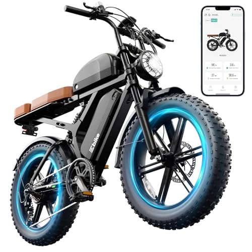 Image of TST Electric Bike for Adults, 1500W Peak Motor 60-80 Miles Fat Tire Ebike with 48V 15Ah Removable Battery 20 inch Fat Tire E Bike, Full Suspension and 7-Speed,Tested to UL 2849 Powered Electric Bicycle
