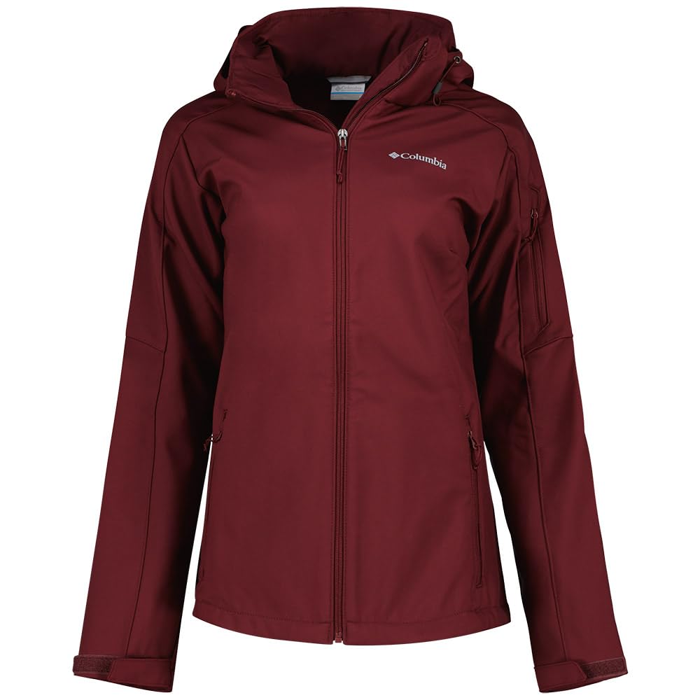 Columbia Women's Cascade Ridge 2 Jacket, Softshell Jacket, Rich Wine, L