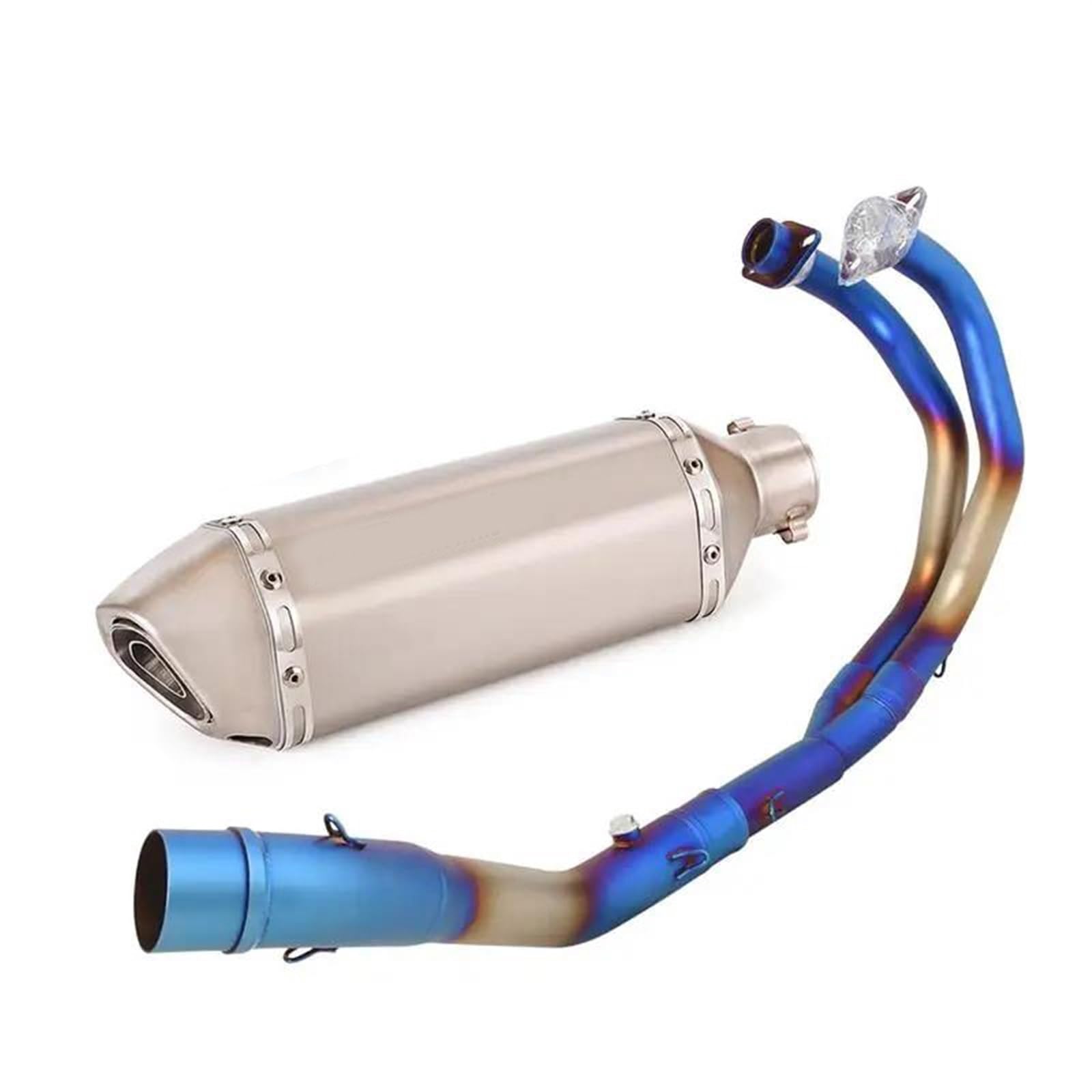 Sistema de escape completo Yamaha R3 con silenciador de acero inoxidable y DB Killer ajustable 8