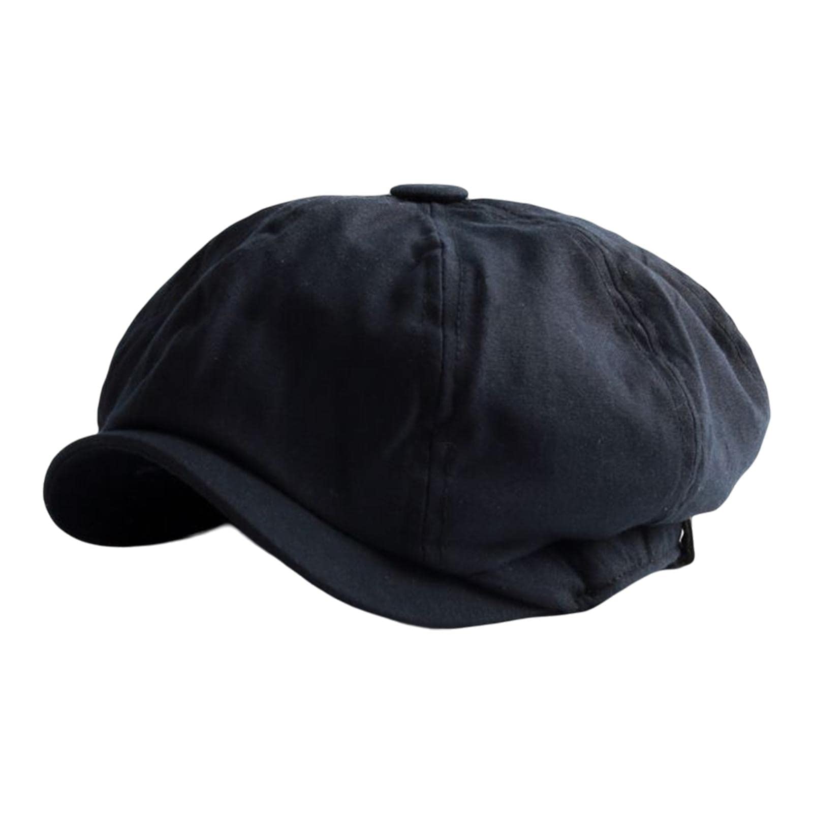 MYADDICTIONBreathable Mens Newsboy Hat Soft 8 Panels Headwear for Fall Travel Spring L Size Black Clothing, Shoes & Accessories | Mens Accessories | Hats