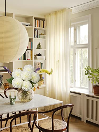 Hollyone 4'' Large Artificial Chrysanthemum Flowers with 24.7'' Long Stem - Image 4