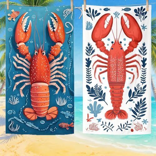 Toalla Playa 100x220 cm Toallas de Playa Microfibra ,Toallas Baño Grandes, Secado Rápido Absorbente Suave Sin Arena Compacta Beach Towel para vacaciones Picnic Piscina Esencial con Bolsa Animal Q-205