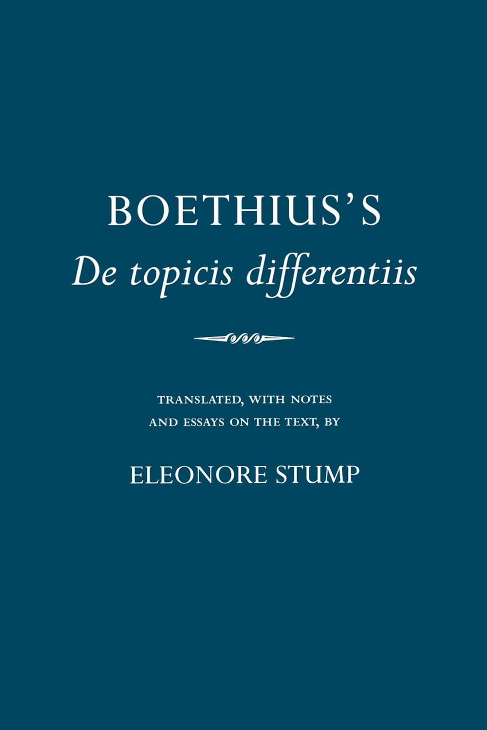 Boethius's "De topicis differentiis" (Cornell Classics in Philosophy)